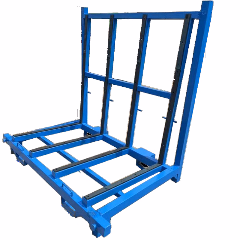 Glass-Storage-Rack-in-L-Shape-Used-in-The-Workshop-of-Glass-Industry